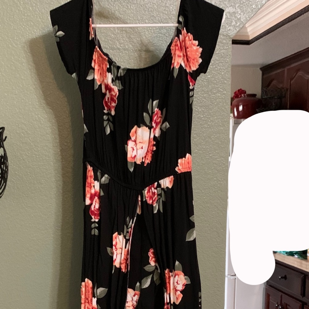 High-low floral dress